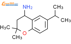 2H-1-Benzopyran-4-amine, 3,4-dihydro-2,2-dimethyl-6-(1-methylethyl)-结构式图片|852877-62-4结构式图片