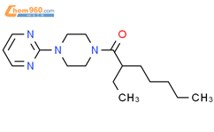 Piperazine, 1-(2-ethyl-1-oxoheptyl)-4-(2-pyrimidinyl)-结构式图片|853561-93-0结构式图片