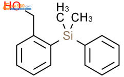 2-(二甲基苯基硅烷基)苄醇结构式图片|853955-69-8结构式图片