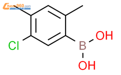 3-氯-4,6-二甲基苯硼酸结构式图片|854662-82-1结构式图片
