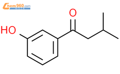 1-(3-Hydroxyphenyl)-3-methylbutan-1-one结构式图片|854870-42-1结构式图片