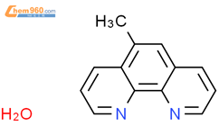 5-Methyl-1,10-phenanthroline hydrate结构式图片|855360-81-5结构式图片