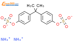 双酚A二硫酸酯二铵盐结构式图片|857283-05-7结构式图片