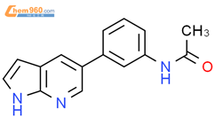 N-[3-(1H-pyrrolo[2,3-b]pyridin-5-yl)phenyl]acetamide,858117-25-6,深圳爱拓化学 ...