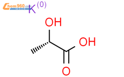 L-乳酸钾结构式图片|85895-78-9结构式图片