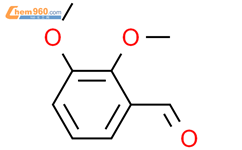 2,3-二甲氧基苯甲醛结构式图片|86-51-1结构式图片