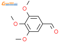 3,4,5-三甲氧基苯甲醛结构式图片|86-81-7结构式图片