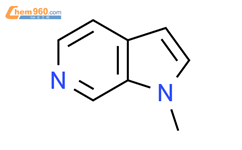 1-甲基-1H-吡咯并[2,3-c]吡啶结构式图片|860297-49-0结构式图片