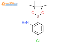 5-氯-2-(4,4,5,5-四甲基-1,3,2-二氧硼烷)-苯胺结构式图片|863578-21-6结构式图片