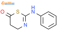 6H-1,3-Thiazin-6-one, 4,5-dihydro-2-(phenylamino)-结构式图片|86387-90-8结构式图片