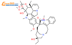 长春花碱结构式图片|865-21-4结构式图片