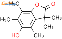 5-羟基-3,3,4,6,7-五甲基-2(3H)-苯并呋喃酮结构式图片|86563-00-0结构式图片
