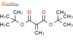 Propanedioic acid, methylene-, bis(1,1-dimethylethyl) ester结构式图片|86633-09-2结构式图片