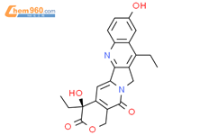 7-乙基-10-羟基喜树碱结构式图片|86639-52-3结构式图片