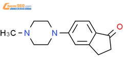 5-(4-甲基-哌嗪-1-基)-茚满-1-酮结构式图片|866849-23-2结构式图片