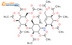 validamycin A undeca-O-acetate结构式图片|86733-64-4结构式图片