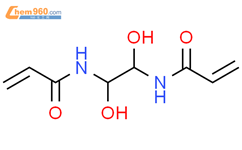 N,N'-(1,2-二羟乙烯)二丙烯酰胺结构式图片|868-63-3结构式图片