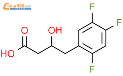 (3S)-2',4',5'-三氟-3-羟基苯丁酸结构式图片|868071-17-4结构式图片
