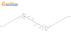叶黄素 3'-棕榈酸酯 3-硬脂酸酯结构式图片|86826-04-2结构式图片