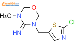 去硝基噻虫嗪结构式图片|868542-26-1结构式图片