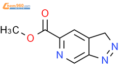 3H-吡唑并[3,4-c]吡啶-5-羧酸甲酯结构式图片|868552-25-4结构式图片