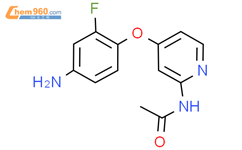 N-[4-(4-氨基-2-氟苯氧基)吡啶-2-基]乙酰胺结构式图片|868735-32-4结构式图片