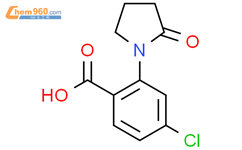4-chloro-2-(2-oxopyrrolidin-1-yl)benzoic acid