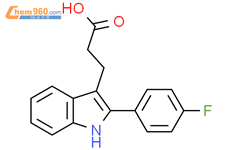 3-[2-(4-FLUOROPHENYL)-1H-INDOL-3-YL]PROPANOIC ACID