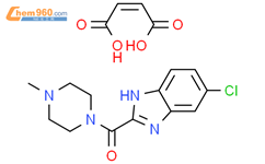 1-[(5-CHLORO-1H-BENZIMIDAZOL-2-YL)CARBONYL]-4-METHYLPIPERAZINE MALEATE