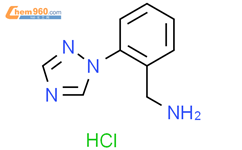 [2-(1H-1,2,4-triazol-1-yl)benzyl]amine hydrochloride