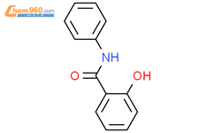 水杨苯胺结构式图片|87-17-2结构式图片