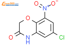 6-Chloro-8-nitro-4h-benzo1,4oxazin-3-one结构式图片|870064-73-6结构式图片