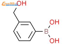 3-(羟基甲基)苯硼酸结构式图片|87199-15-3结构式图片