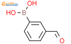 3-甲酸基苯硼酸结构式图片|87199-16-4结构式图片