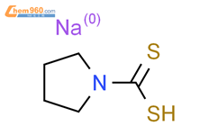 吡咯烷二硫代甲酸钠结构式图片|872-71-9结构式图片
