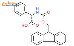 N-FMOC-S-4-氟苯甘氨酸结构式图片|872359-16-5结构式图片