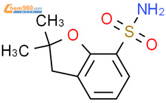 2,2-Dimethyl-2,3-dihydro-1-benzofuran-7-sulfonamide结构式图片|87254-53-3结构式图片