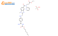 甲磺酸达比加群酯结构式图片|872728-81-9结构式图片
