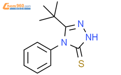 3H-1,2,4-Triazole-3-thione, 5-(1,1-dimethylethyl)-2,4-dihydro-4-phenyl-结构式图片|874791-21-6结构式图片