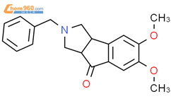 Indeno[1,2-c]pyrrol-8(1H)-one,2,3,3a,8a-tetrahydro-5,6-dimethoxy-2-(phenylmethyl)-结构式图片|874991-18-1结构式图片