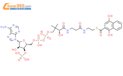 1,4-二羟基-2-萘甲酰-CoA结构式图片|875613-67-5结构式图片