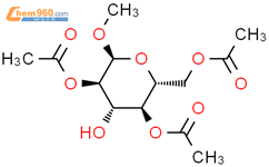 methyl 2,4,6-tri-O-acetyl-α-D-glucopyranoside结构式图片|87591-37-5结构式图片