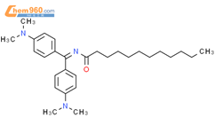 N-[bis[4-(dimethylamino)phenyl]methylidene]dodecanamide