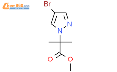 Methyl 2-(4-bromo-1h-pyrazol-1-yl)-2-methylpropanoate结构式图片|877401-10-0结构式图片