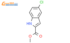 5-氯吲哚-2-羧酸甲酯结构式图片|87802-11-7结构式图片