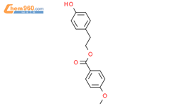 4-羟基苯乙基茴香酸酯结构式图片|87932-34-1结构式图片
