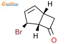 (1α,​4α,​5α)​-4-​bromo-Bicyclo[3.2.0]​hept-​2-​en-​6-​one结构式图片|87973-93-1结构式图片