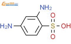 2,4-二氨基苯磺酸结构式图片|88-63-1结构式图片