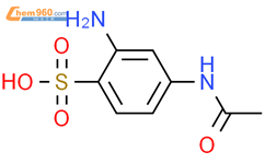 4-乙酰氨基-2-氨基苯磺酸结构式图片|88-64-2结构式图片