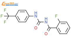 2-fluoro-N-{[4-(trifluoromethyl)phenyl]carbamoyl}benzamide (Related Reference)结构式图片|88011-76-1结构式图片